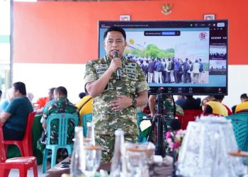 Meriahkan HUT TNI ke-81, Kodim 1409/Gowa Gelar Bazar dan Bakti Kesehatan Berbasis Vicon