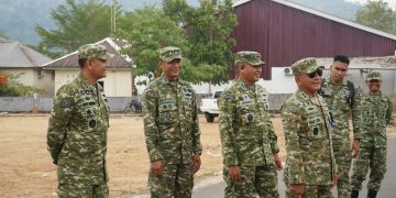 Pangdam XIV/Hasanuddin Tinjau Latihan Taktis Tingkat Kompi Yonkav 10/MG di Gowa