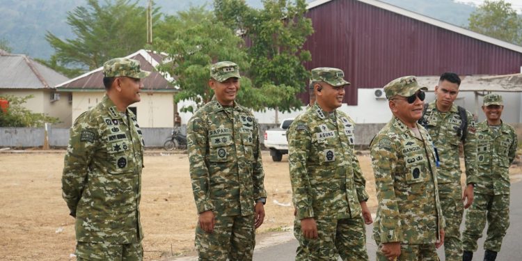 Pangdam XIV/Hasanuddin Tinjau Latihan Taktis Tingkat Kompi Yonkav 10/MG di Gowa