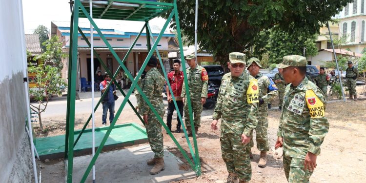 Tim Wasev TMMD Ke‑130 Tinjau Langsung Pelaksanaan Program di Kodim 1409/Gowa dan Lokasi Desa Kalebarembeng