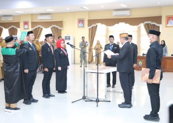 Bupati Jeneponto Lantik Tiga Pejabat, Tekankan Peningkatan Kinerja dan Pelayanan Publik