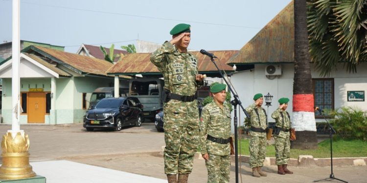 Dandim 1409/Gowa Pimpin Upacara Sumpah Pemuda 2026 “Patriotik, Gigih, Berempati Pemuda Untuk Indonesia”